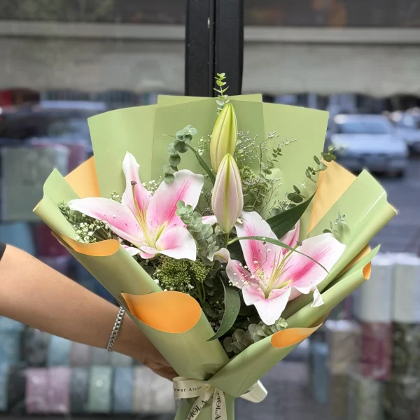 دسته گل اوریانتال مینیمال